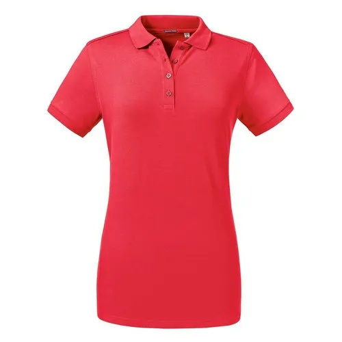 Polo moulant en tissu stretch