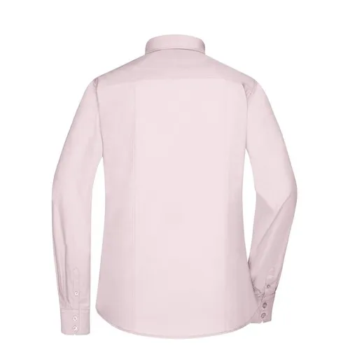 Chemise femme à manches longues en popeline