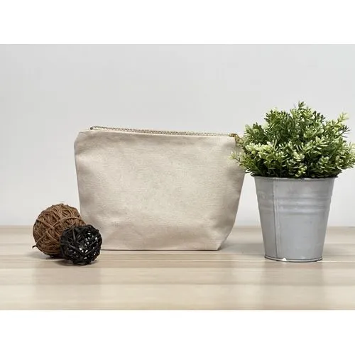 Trousse en Coton à Soufflet Personnalisable - Grammage 450g