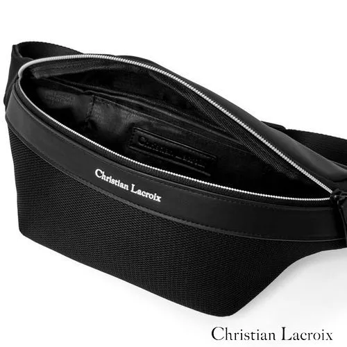 Sac Banane Premium Whiteline Black - Personnalisable