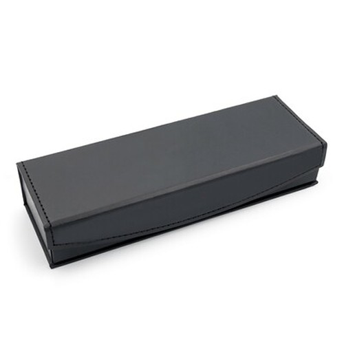 Set d'écriture métal noir - Stylo bille et roller personnalisable