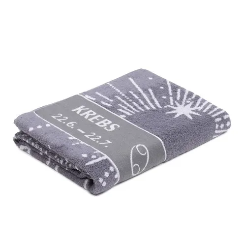 Serviette de Sauna Anthracite Personnalisable - Sérigraphie Premium