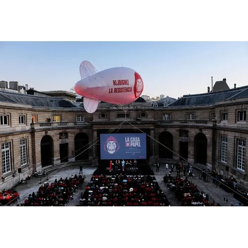 Dirigeable Publicitaire 6m à l'Hélium - Visibilité Maximale