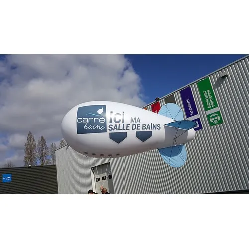 Dirigeable Publicitaire 6m à l'Hélium - Visibilité Maximale