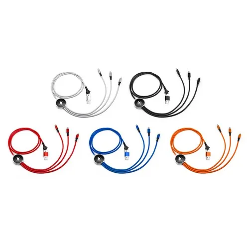 Câble de charge 5 en 1 CM-5089 Bleu