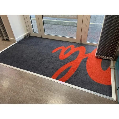 Tapis d'entrée personnalisé pour dépression de sol - Impression logo