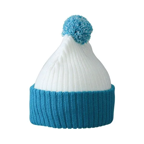 Bonnet Knitted avec Pompon