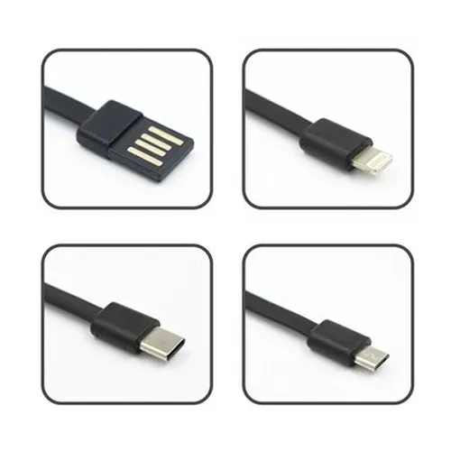 Power Bank 10000 mAh, 3 câbles de charge inclus | Tim