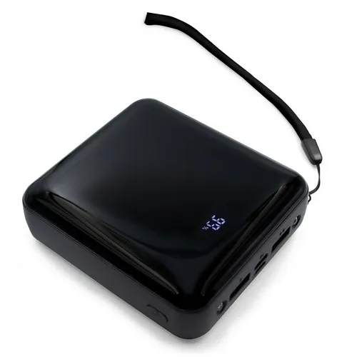 Power Bank 10000 mAh, 3 câbles de charge inclus | Tim