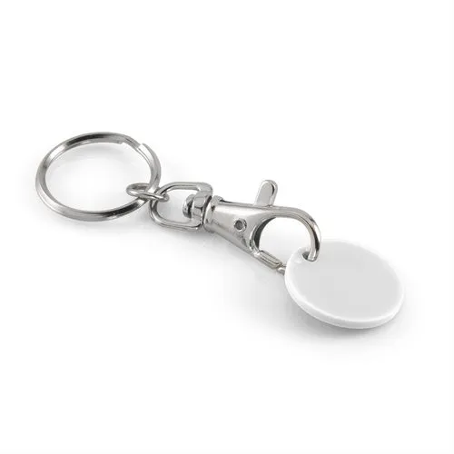 PORTE-CLÉS AVEC JETON PLASTIQUE