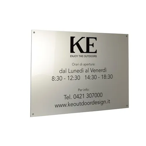 Tombstone TRIO Plexiglass Personnalisé - 3 Plaques Gravées