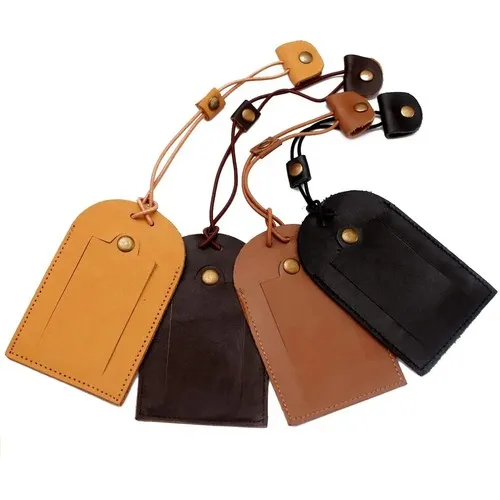 Étiquette de Bagage en Cuir PU Personnalisable - Dès 100 ex.