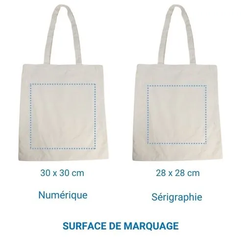 Cabas coton ECOLO 230 - Écru