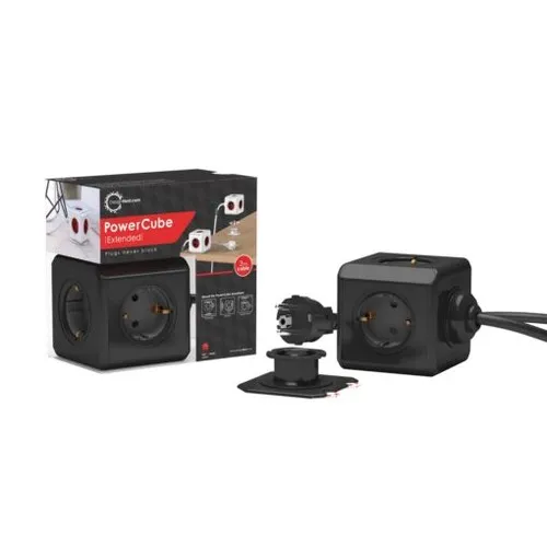 Multiprise Cubique 5 Prises avec Câble 3m - Personnalisable