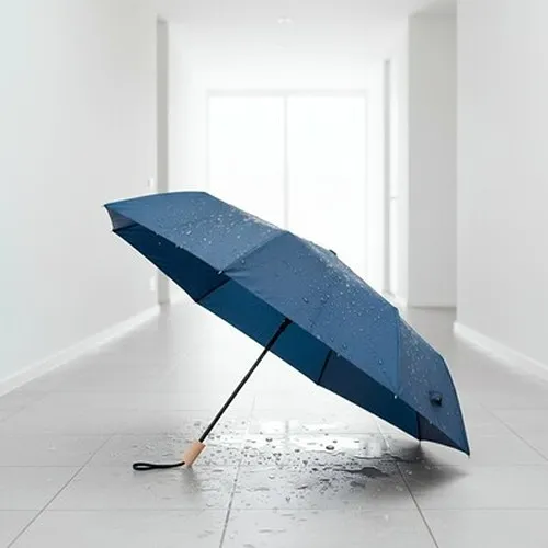 Parapluie coupe-vent en RPET, manuel, pliable | Uksan