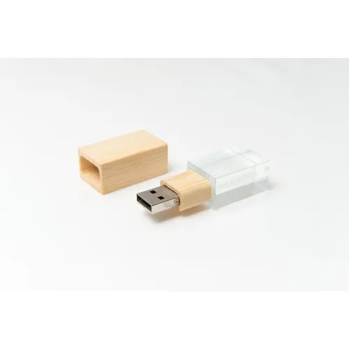 Clé USB Bodrum USB 3.0 128 GB Bois - Transparent