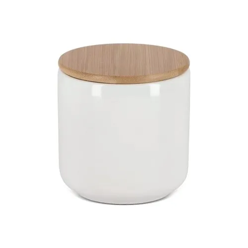 Boîte en céramique et bambou 550 ml personnalisable