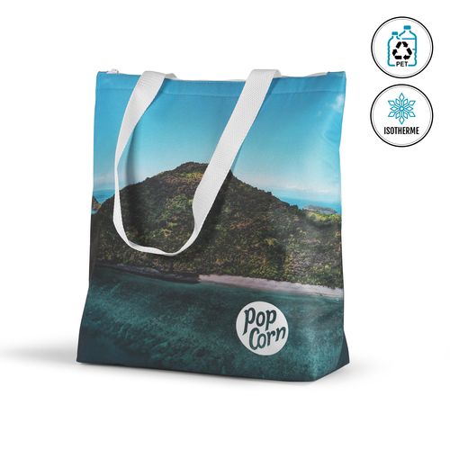 Grand Sac Isotherme Coton 230g Fabrication Européenne - 50x39x14cm
