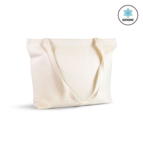 Grand Sac Isotherme Coton 230g Fabrication Européenne - 50x39x14cm