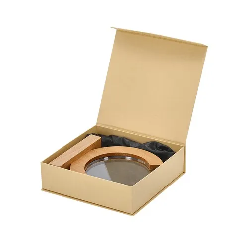 Plaque Trophée Verre et Bois Personnalisable - Distinction Premium