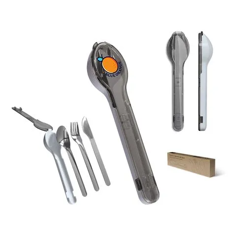 Set 3 Couverts Inox Personnalisables avec Étui Rigide