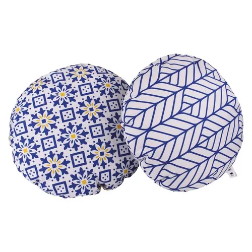 Coussin Rond Personnalisable en Polycoton 40cm - Sublimation Totale