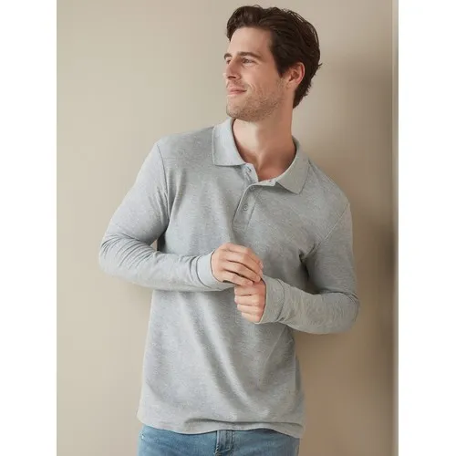 Polo manches longues homme