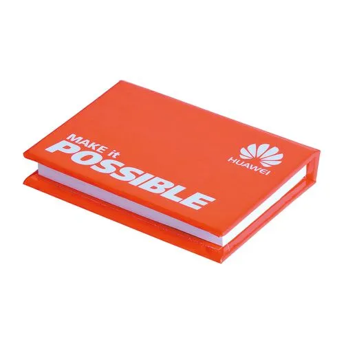 Bloc-notes adhésif personnalisé 50 feuilles + marque-pages couleur