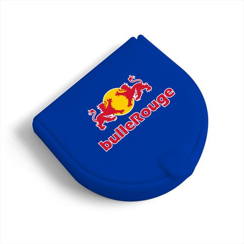 Porte-monnaie silicone demi-ovale personnalisable - Objet publicitaire