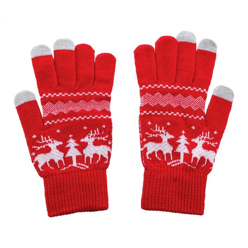 Gants Tactiles de Noël Personnalisables - Cadeau d'Entreprise Festif