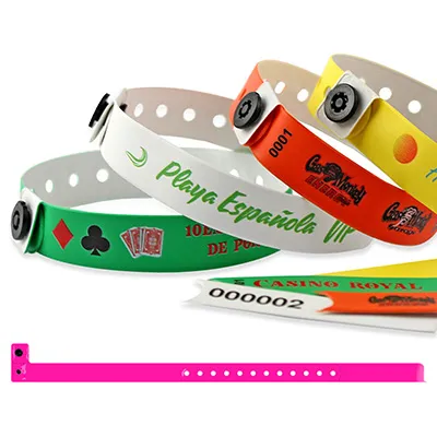 Bracelets vinyle 25mm impression quadri CMJN - dès 500 ex