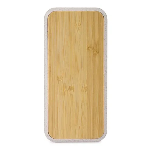Chargeur Sans Fil 10000 mAh Écologique Paille de Blé & Bambou