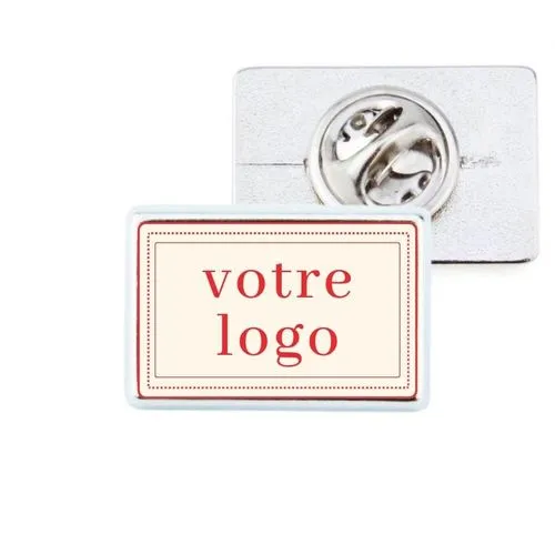 Pin's rectangulaire - France - Gris Argent