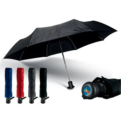 Parapluie Pliable 21" Personnalisable - Ouverture Automatique