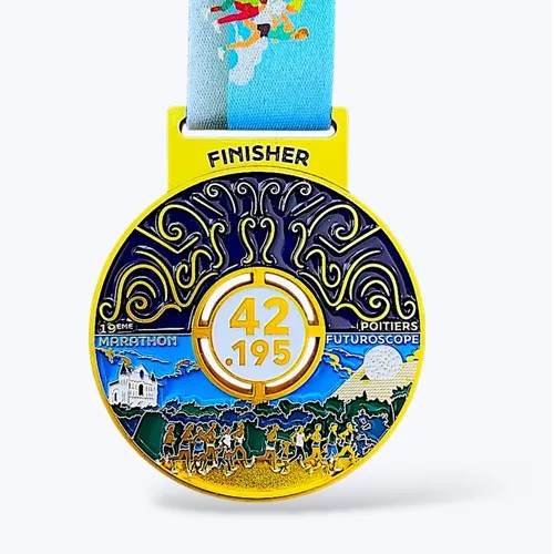 Médaille Personnalisée Bois ou Zamak - Événement Sportif sur Mesure