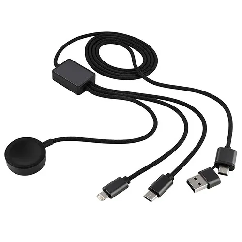 Câble Data 3-en-1 Recyclé avec Chargeur Induction Personnalisable