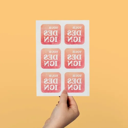 Tatouage Éphémère Couleur Personnalisé A5 - 210x148mm