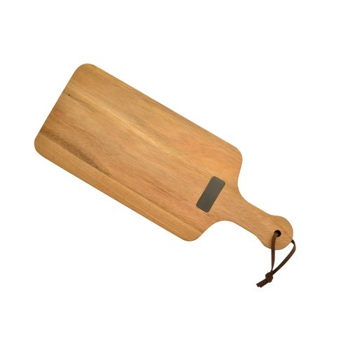 Planche à découper en acacia massif personnalisable - Taille S