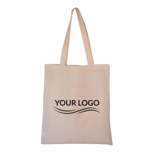 Tote bag coton naturel 130g personnalisable - Fabrication Portugal