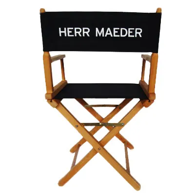 Fauteuil Metteur en Scène Personnalisable en Bois de Hêtre Massif