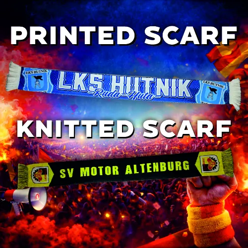 Écharpe Tricotée Personnalisable - Sérigraphie sur Mesure