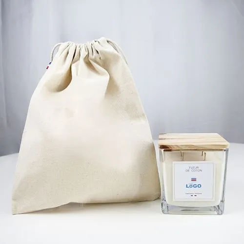 Bougie végétale GRASSE Carré 400g - Baies givrées