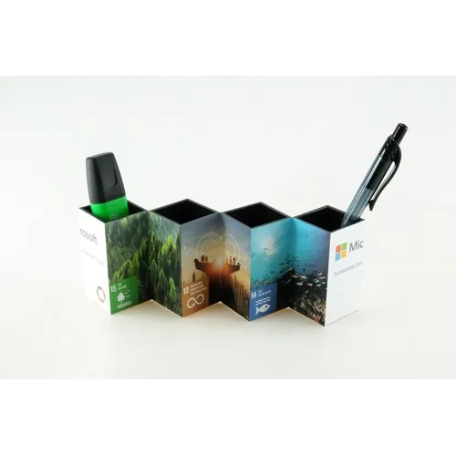 Pot à Crayons Transformable Magic Flip - Plastique Recyclé