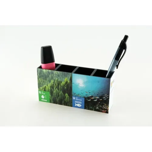 Pot à Crayons Transformable Magic Flip - Plastique Recyclé