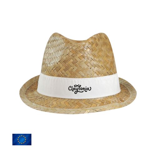 Chapeau Paille Dorée Personnalisable - Fabrication Européenne Éco-responsable