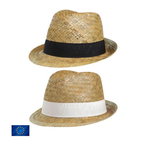 Chapeau Paille Dorée Personnalisable - Fabrication Européenne Éco-responsable