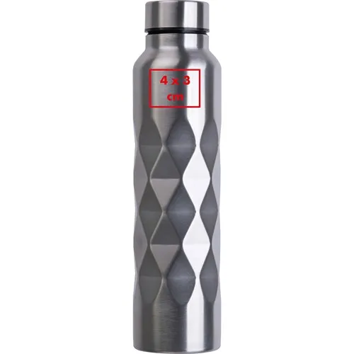 Gourde 1L Acier Recyclé Personnalisable - Gravure Laser Premium