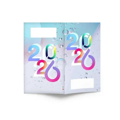 AGENDA ECO POCHE 2026 - THEME BUSINESS-1 - 95 x 165 mm - QUINZAINIER 64 PAGES - COUVERTURE 380g QUADRI PAGES 1 ET 4 - PELLICULAGE BRILLANT RECTO - PIQURE 2 POINTS METAL