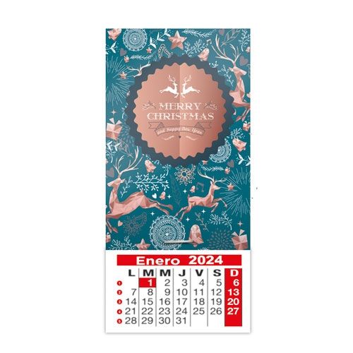 Mini Calendrier Magnétique Personnalisé - Format Carte de Visite