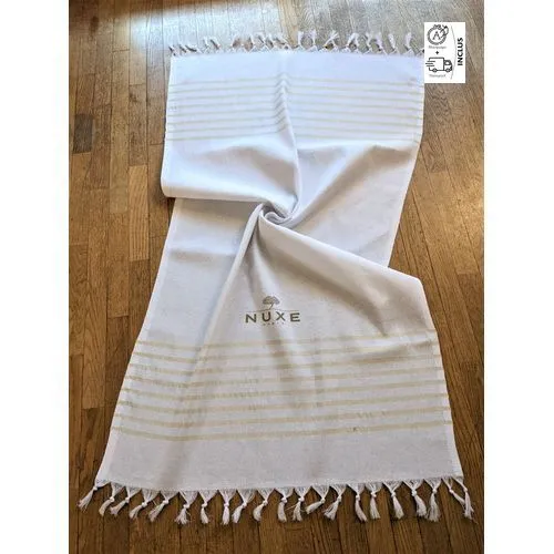 Fouta Publicitaire en Coton Recyclé - Textile Éco-responsable